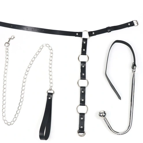 Anal Kinky 5853 Leash EverydayUse with Collar and Hook 0315